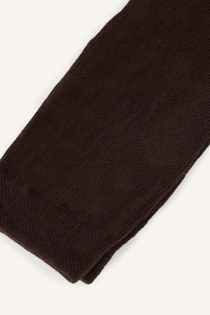 Unisex Düz Külotlu Çorap