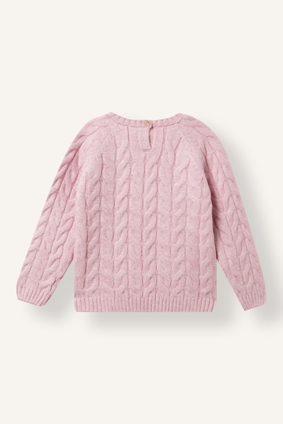 Baby Girl Regular Fit Crew Neck Pullover
