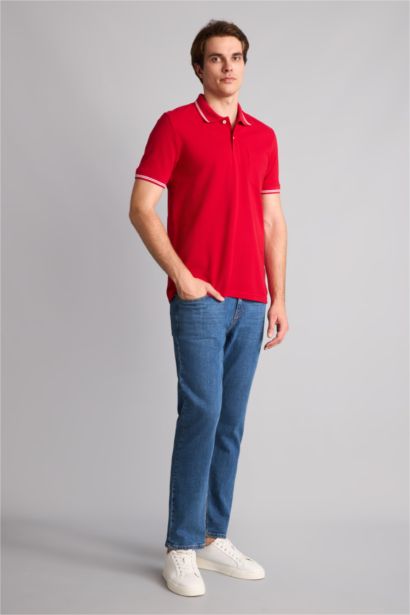 Regular Fit Short Sleeve Polo T-Shirt