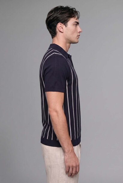 Standard Fit Knitwear Short Sleeve Polo T-Shirt