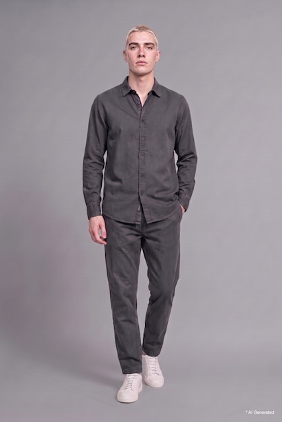 Ultra Soft Regular Fit Long Sleeve Button-Up Shirt