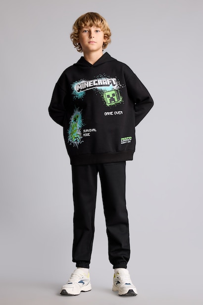 Pantalon de survêtement en 100% coton avec poches pour garçon