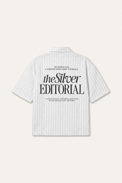 Boxy Fit Crinkle Short Sleeve Shirt