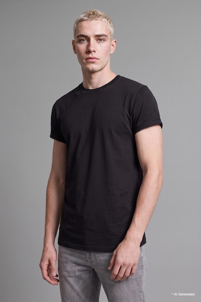 Long Fit Short Sleeve T-Shirt