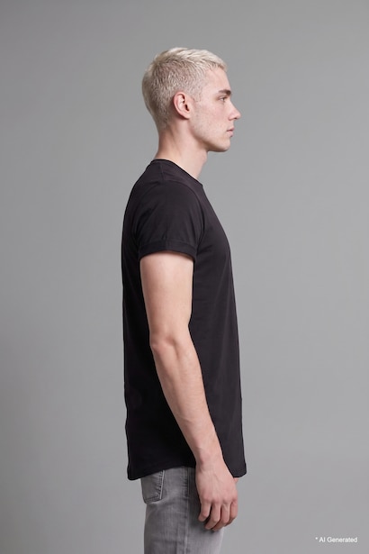 Long Fit Short Sleeve T-Shirt
