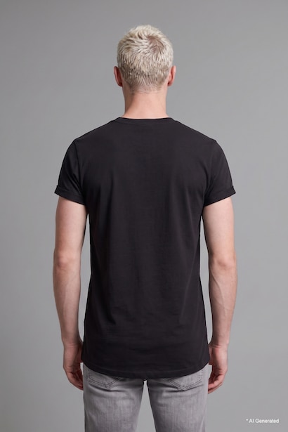 Long Fit Short Sleeve T-Shirt