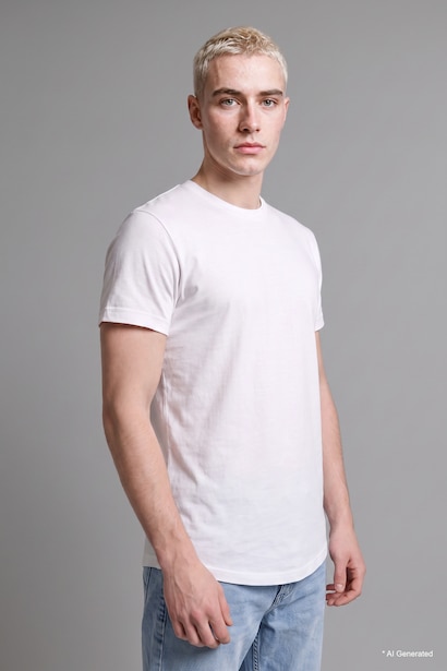 Long Fit Short Sleeve T-Shirt