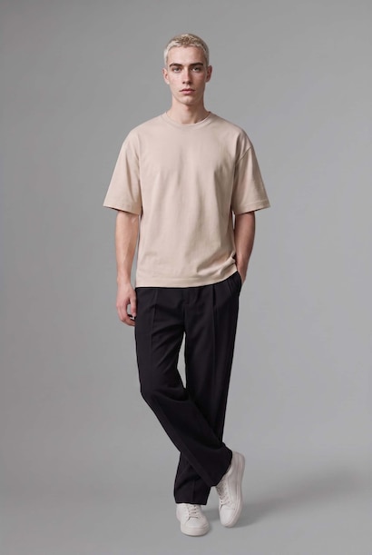 Kemerli Barrel Fit Pantolon