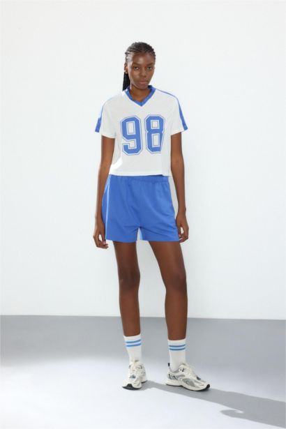 Tulle Short Sleeve Polo T-Shirt