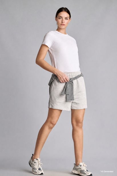 Standard Fit Short Sweat Shorts