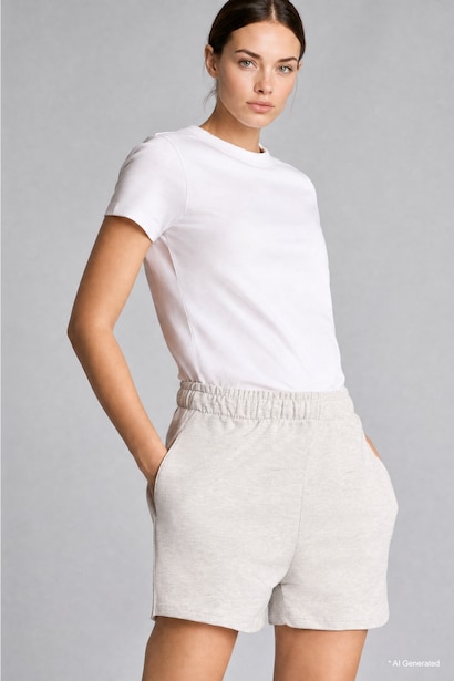 Standard Fit Short Sweat Shorts