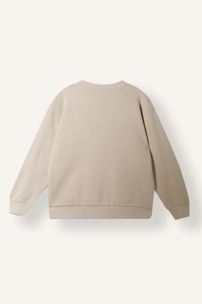 Oversize Baskılı Sweatshirt Erkek Çocuk