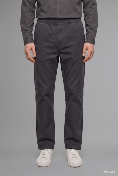 Regular Fit Ultra-Soft Straight Leg Classic Trousers