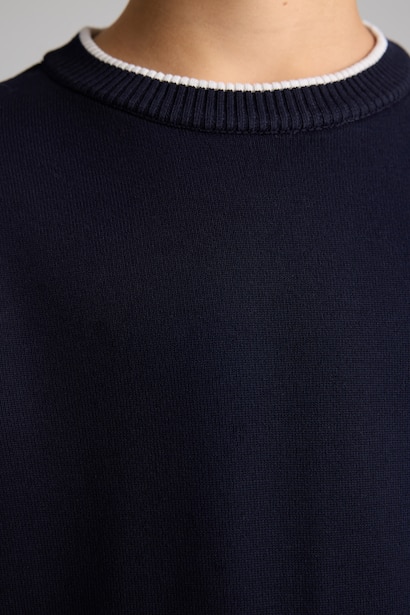 Boy Regular Fit Crew Neck Pullover
