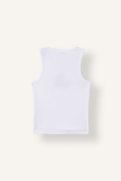 Slim Fit Camisole Crew Neck Tank Top