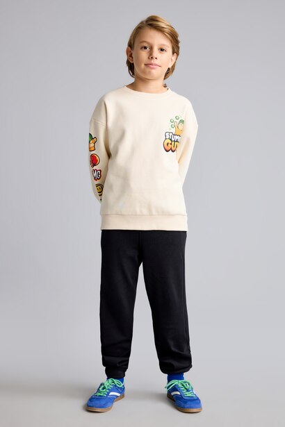 Stumble Guys Baskılı Sweatshirt Erkek Çocuk