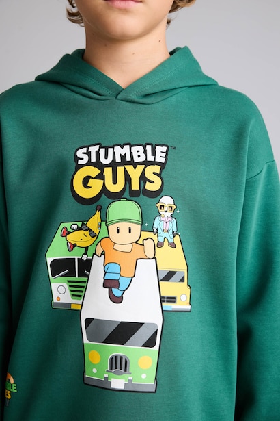 Stumble Guys Baskılı Sweatshirt Erkek Çocuk
