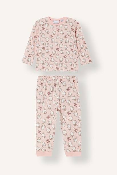 Woman 2 piece Regular Fit Crew Neck Knitted Pyjamas