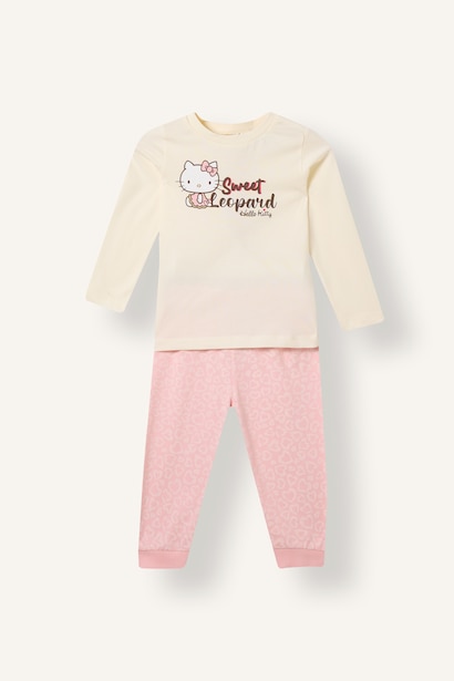 Woman 2 piece Regular Fit Crew Neck Knitted Pyjamas