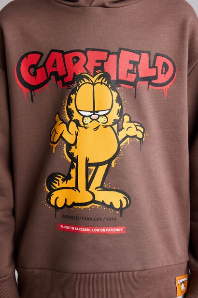 Regular Fit Garfield Crew Neck Sweatshirt