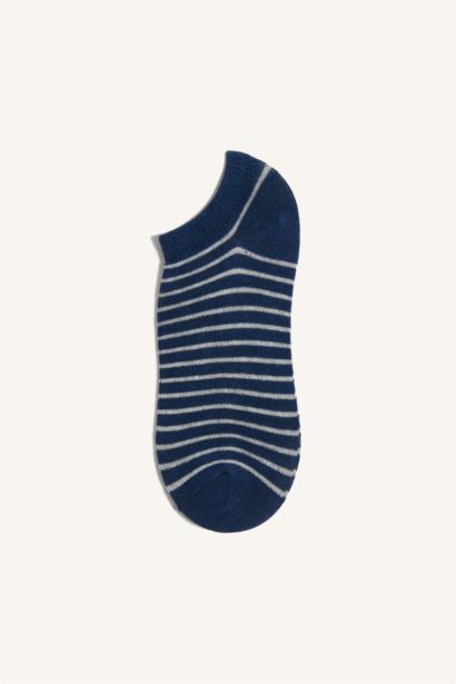 Boy Striped 5 Piece Cotton Ankle Socks