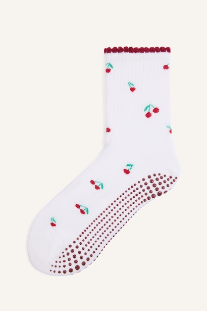 Cotton Pilates Socks