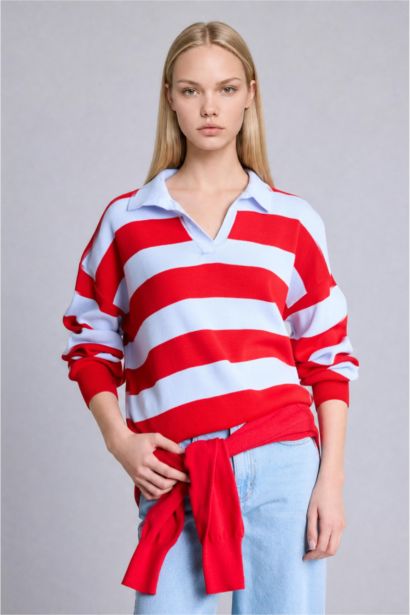 Oversize Polo Yaka Kazak
