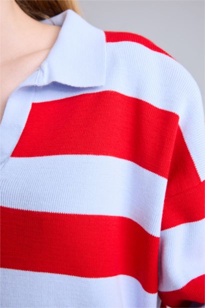 Oversize Polo Yaka Kazak