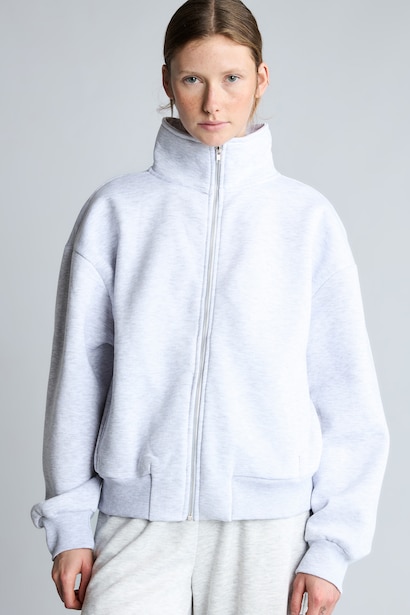 Regular Fit Fermuarlı Sweatshirt Hırka