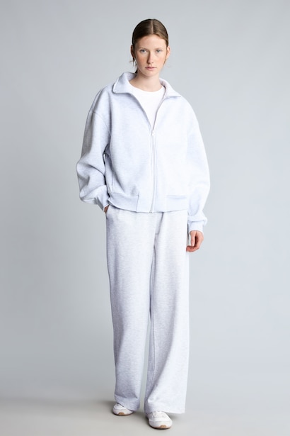 Regular Fit Fermuarlı Sweatshirt Hırka