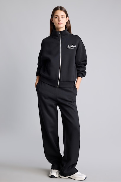 Regular Fit Thick Sweatshirt Fabric Cardigan