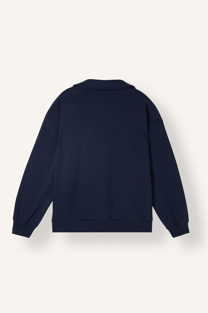 Relax Fıt Kalın Sweatshirt Kumaşı Sweatshirt