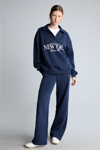Relax Fıt Kalın Sweatshirt