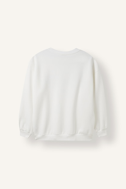 Oversize Fit Thick Sweatshirt Fabric Sweatshirt