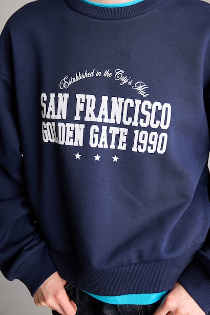 Relax Fit Thick Sweatshirt Fabric Sweatshirt
