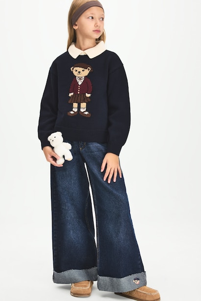Wide Leg Jean Kız Çocuk