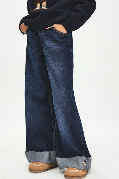 Wide Leg Jean Kız Çocuk