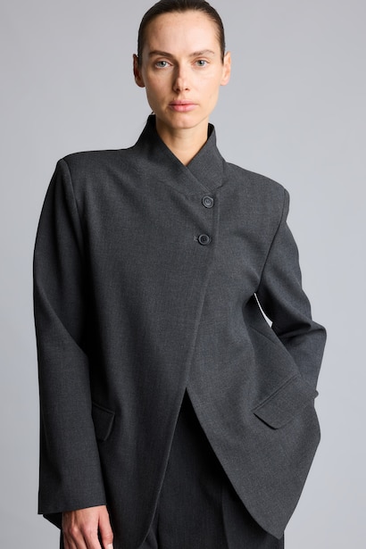 Regular Fit Cotton Blazer