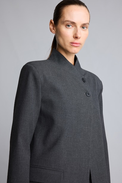Regular Fit Cotton Blazer