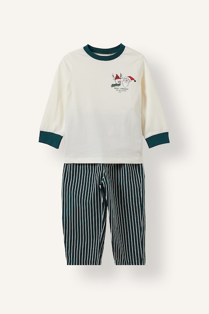 2 piece Regular Fit Woven Pajamas