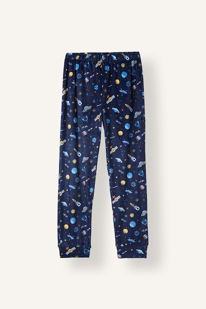2'li Pijama Takım Uzay Baskılı Erkek Çocuk