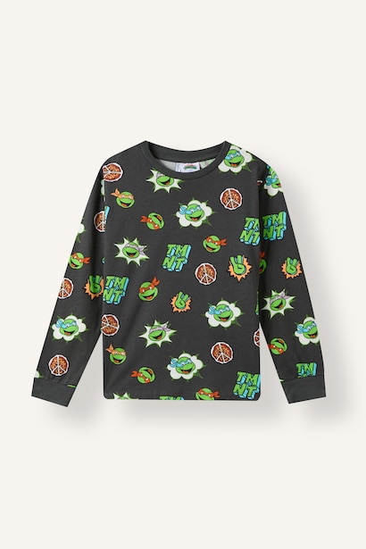 2 piece Regular Fit Ninja Turtles Licensed Knitted Pyjamas