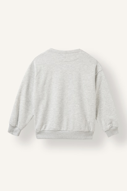 Relax Fit Uzun Kollu Sweatshirt Kız Çocuk