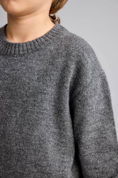 Oversize Triko Basic Kazak Erkek Çocuk