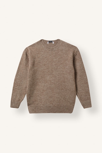 Oversize Triko Basic Kazak Erkek Çocuk
