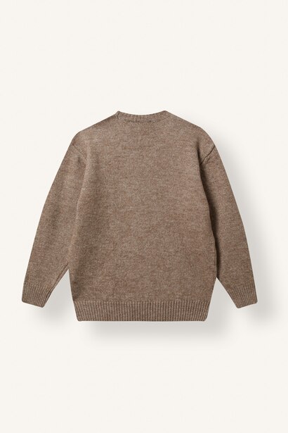 Oversize Triko Basic Kazak Erkek Çocuk