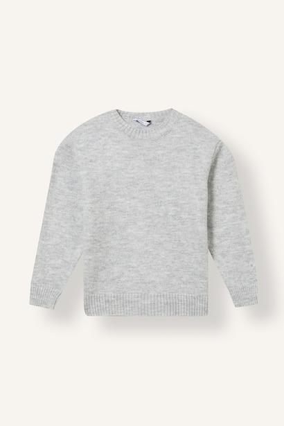 Boy Oversize Fit Crew Neck Pullover