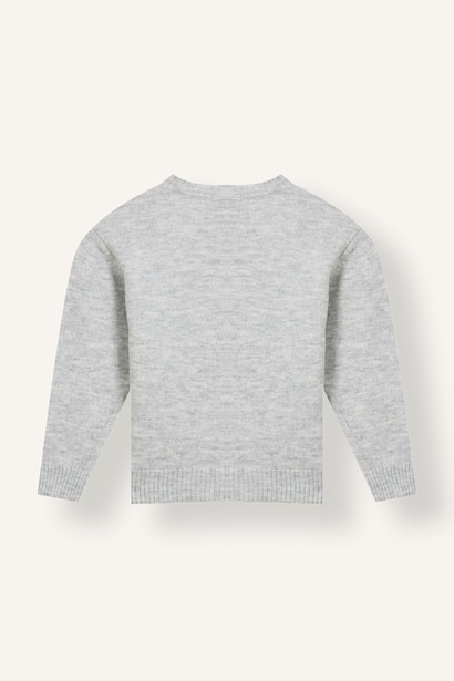 Boy Oversize Fit Crew Neck Pullover