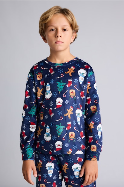 2 piece Regular Fit Knitted Pyjamas