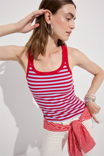 Pamuklu Relaxed Fit Fitilli Atlet